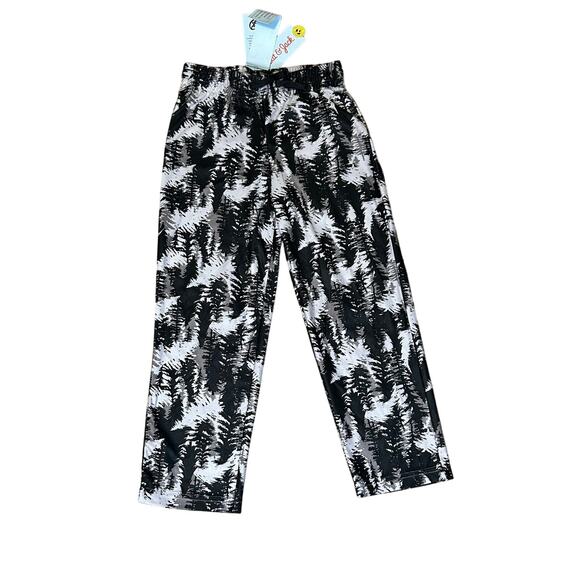 Cat & Jack Black & Grey Forest Patterned Loungepants - Size XS (4/5) - Picture 1 of 7